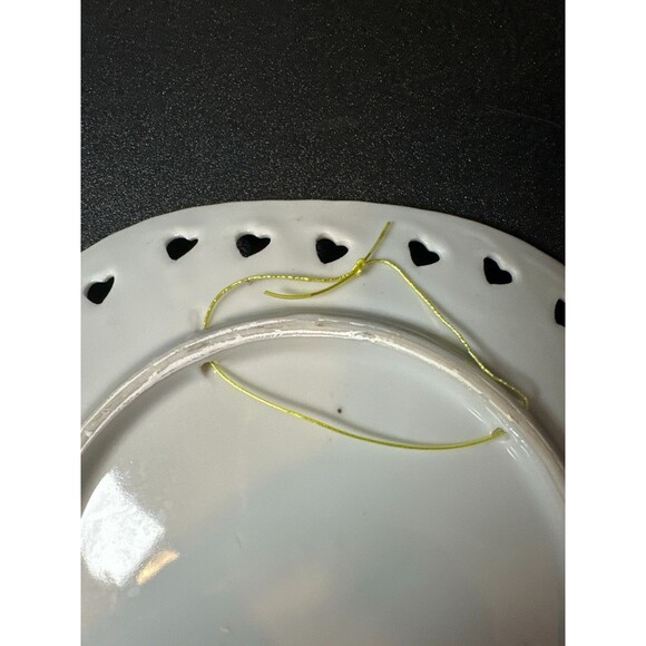 Vintage Michigan Souvenir Heart Rim Plate 7" - Picture 4 of 4